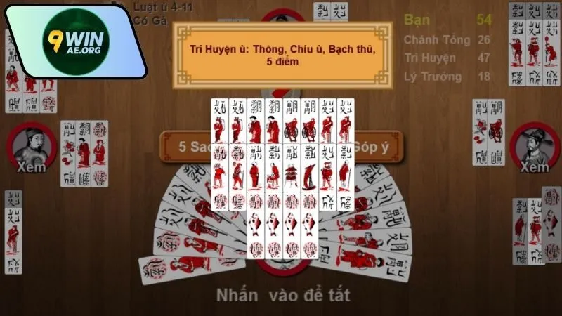 Hướng dẫn tham gia đánh Chắn online 9WIN