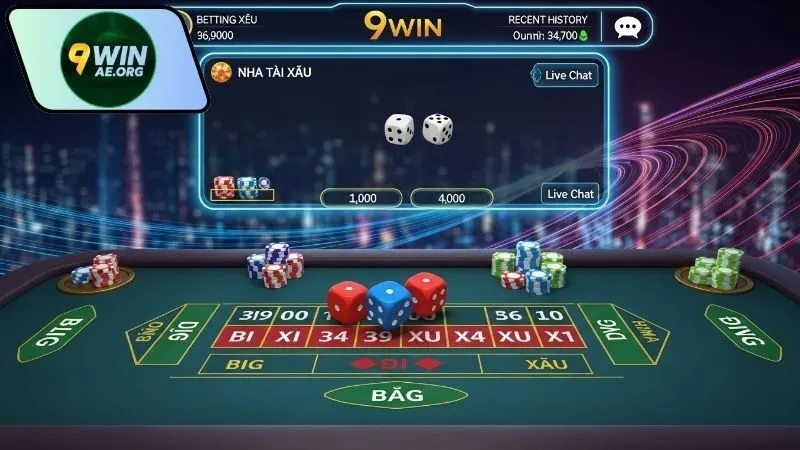 Hướng dẫn chơi Tài Xỉu 9WIN – Chi tiết cho những người mới 3 Luật chơi và cách đặt cược Tài Xỉu 9WIN