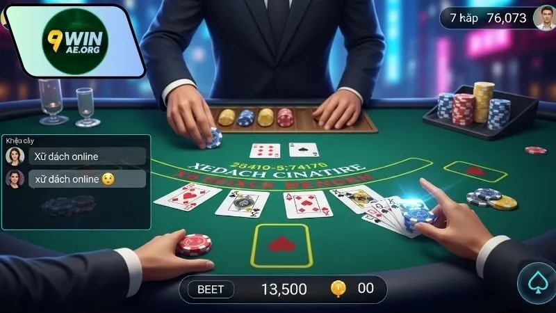 Cách tham gia xì dách tại 9WIN